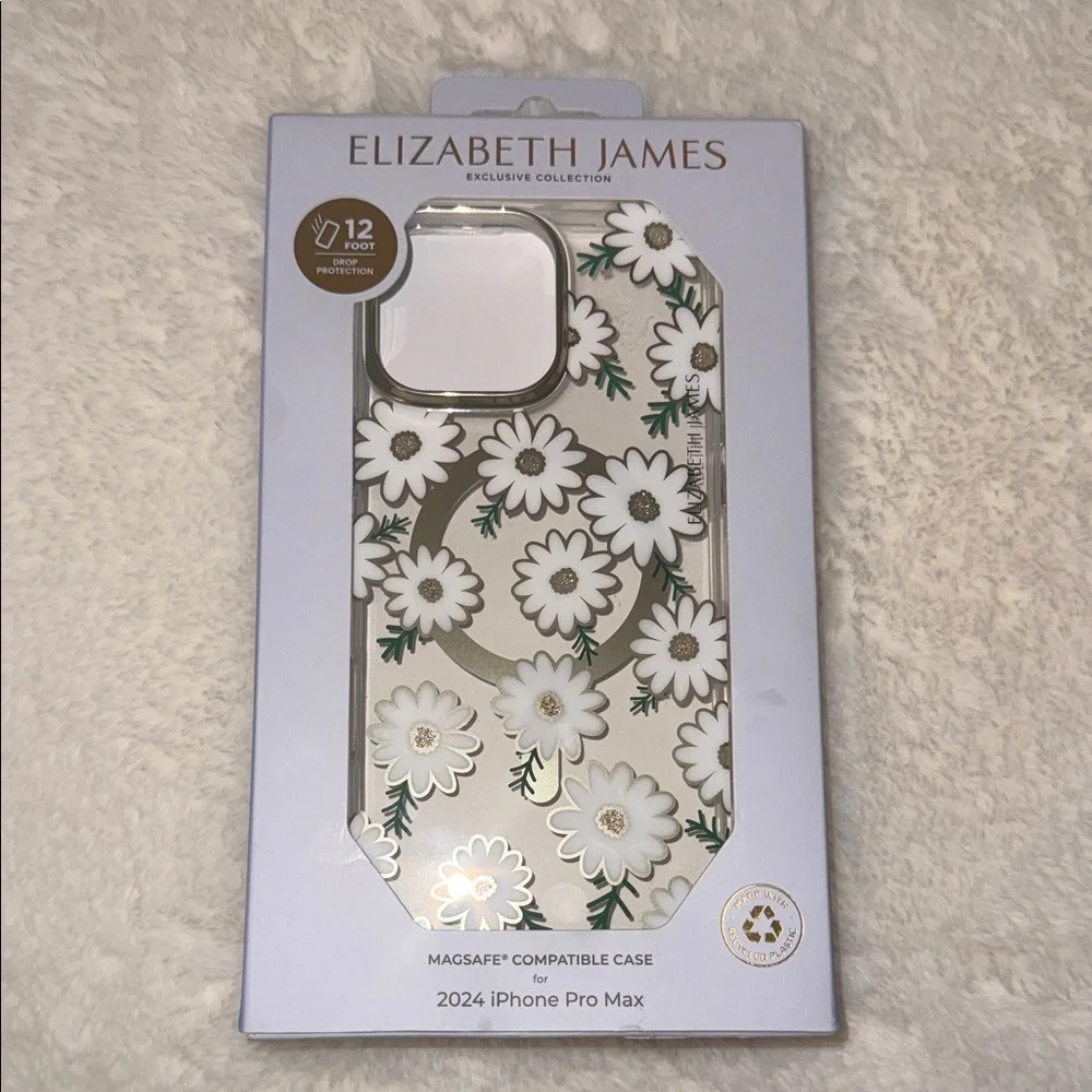 Elizabeth and James Daisy iPhone Pro Max Case - White and Green